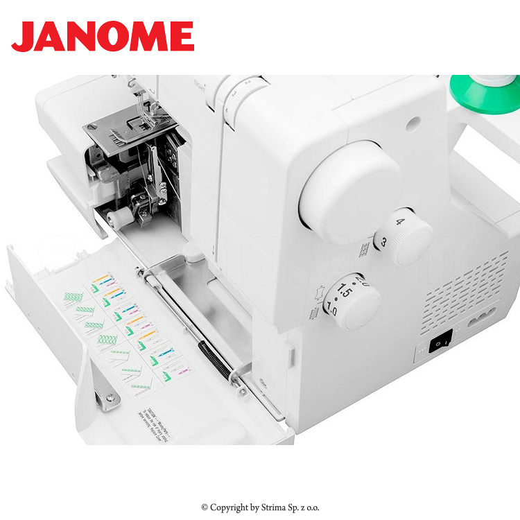 JANOME 2000CPX COVER PRO – Maszyna łańcuszkowa 3-igłowa (coverlok) - ścieg ozdobny drabinkowy Maszyna łańcuszkowa 3-igłowa (coverlok) - ścieg ozdobny drabinkowy